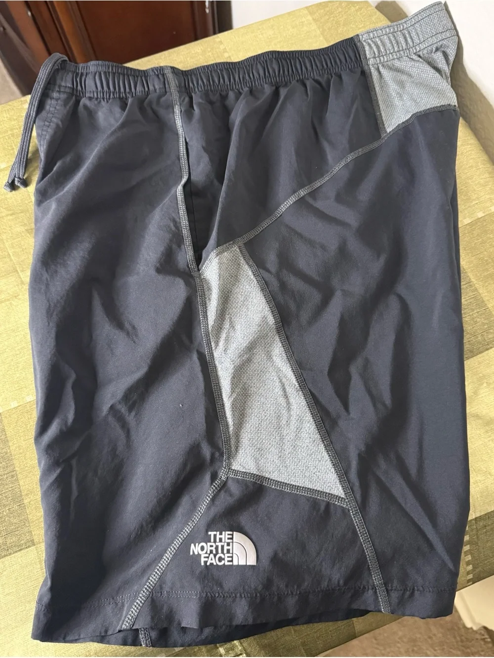 The North Face Black and Light Gray Men's Athletic Shorts